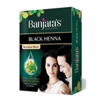 Banjara's Brazilian Black Henna No Ammonia 100% Grey Coverage Lasts Upto 4 Weeks Rich in Amla, Brahmi, Shikakai, Bhringraj - 54 grams