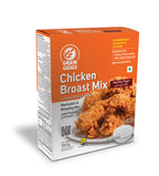 Grain N Grace Chicken Broast Mix Peri Peri Treat - No added MSG & No added colours - Makes Chicken with Crispy and Flaky Coating - Mild Spiceyness and Good Flavour- 350 gm