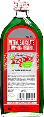 Efficascent Oil Methyl salicylate -Methyl Salicylate Content-Pain Relief