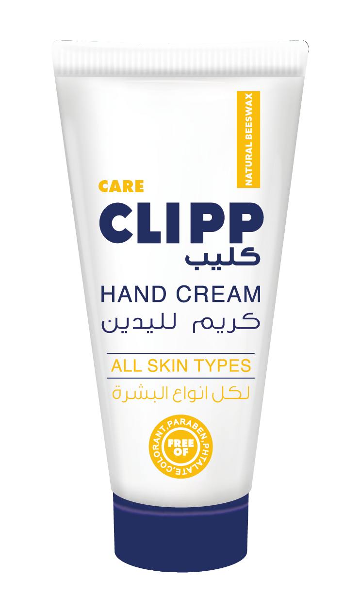Clipp Hand Cream All Skin Types Free of Colorant, Paraben & Phtalate Natural Beeswax Nourishes Skin On The Hands And Provides Protection  75ml