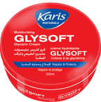 Karis Naturals Moisturising Glysoft - Glycerin Cream - Moisturizes the Deepest Driest Layers of Skin - Repairing Cracks and Protects Them for Long Hours- 250 ml