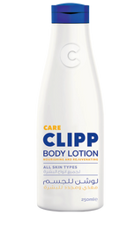 Clipp Body Lotion All Skin Types Nourishing and Rejuvenating Hydrates and Moisturizes Skin For All Skin Types  250ml