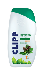 Clipp Shower Gel Green Forest  - Smooth & Mild On Skin - Paraben, Silicon & Phenoxyethanol Free      250ml