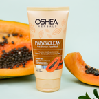 Oshea Herbals Papaya Clean Anti Blemish Face Wash - Hydrates Skin - Deep Cleansing - Lightens Blemishes & Removes Impurities - Enriched w/ Papaya Extracts & Vitamin E  - 150 grams