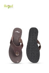Regal Ladies Foot Care Slipper- With Micro Cellular Rubber Insoles- Anti-Skid Sole with Enhanced Grip- Lightweight & Durable- RL 02, Light Brown, Size 9