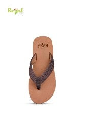 Regal Gents Foot Care Slipper- With Micro Cellular Rubber Insoles- Anti-Skid Sole with Enhanced Grip- Lightweight & Durable- RL 333, Beige, Size 9