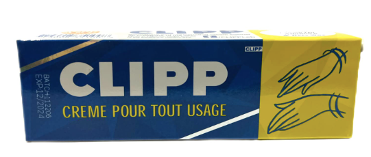 Clipp Universal Cream Hand Cream Smoothing & Rejuventaing Cream Against All Irritations of the Skin Contains Glycerin, Lemon Oil, Allantoin & Bees Wax 62g
