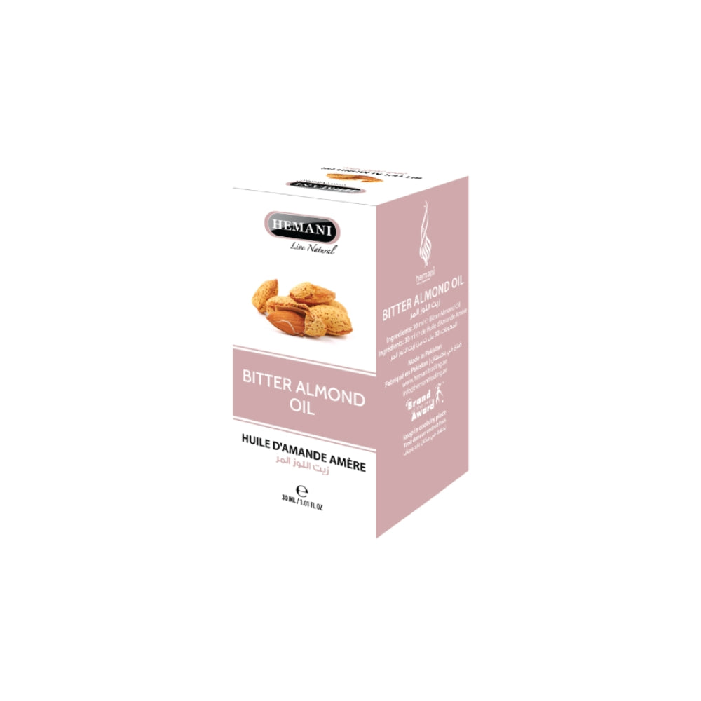 Hemani Herbal Oil 30ml Bitter Almond Multipurpose Oil For Massage Various Beneficial Properties Good For All Skin Types