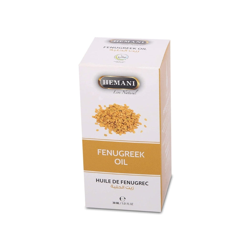 Hemani Herbal Oil 30ml Fenugreek Aid in Dlgestion And Supports in Weight Loss - Can Be Topically Applied And Taken Orally