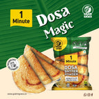 Grain N Grace 1 Minute Dosa Batter Powder - No Added Colours, Preservatives & Flavours  - Made from High Quality Rice & Lentils- 500 g