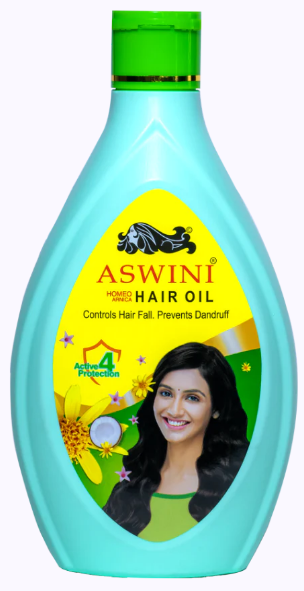 Aswini Homeo Arnica 100% Natural Hair Oil - Controls Hair Fall & Prevents Dandruff - With Active 4 Protection   - 180 ml