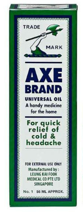 Axe Brand Universal Oil For Quick Relief of Cold & Headache with Natural Ingredients - 56 ml