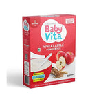 BabyVita Wheat Apple Powder Mix- contribute to the overall health and growth of infants and young children. - Natural Ingridients - 300 Grams