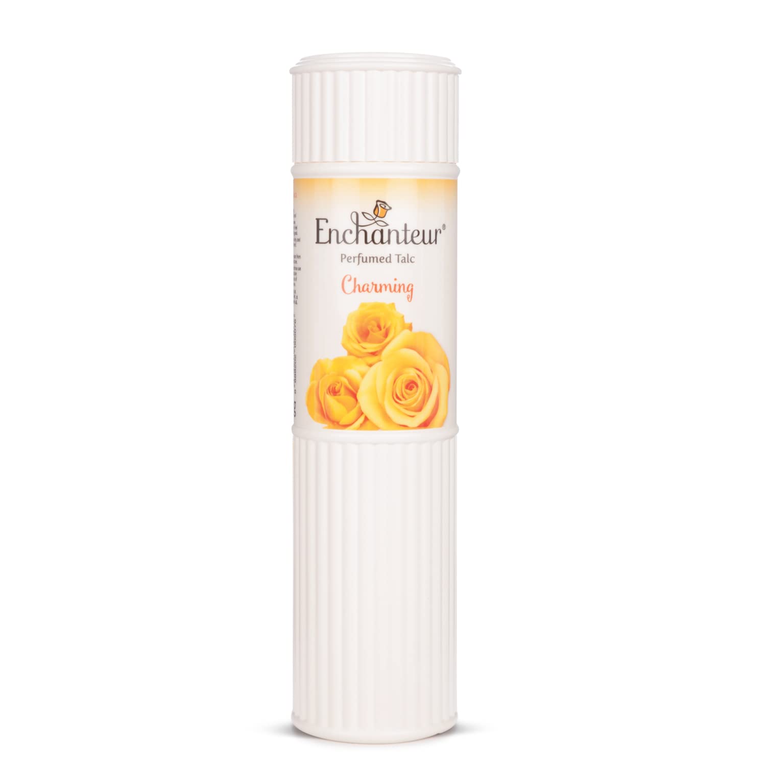Enchanteur Perfumed Talc Charming 250Gm - Feeling Fresh And Dry During The Day- Its Smooth Texture Makes It Ideal For Usage On Body And Face.-250GM