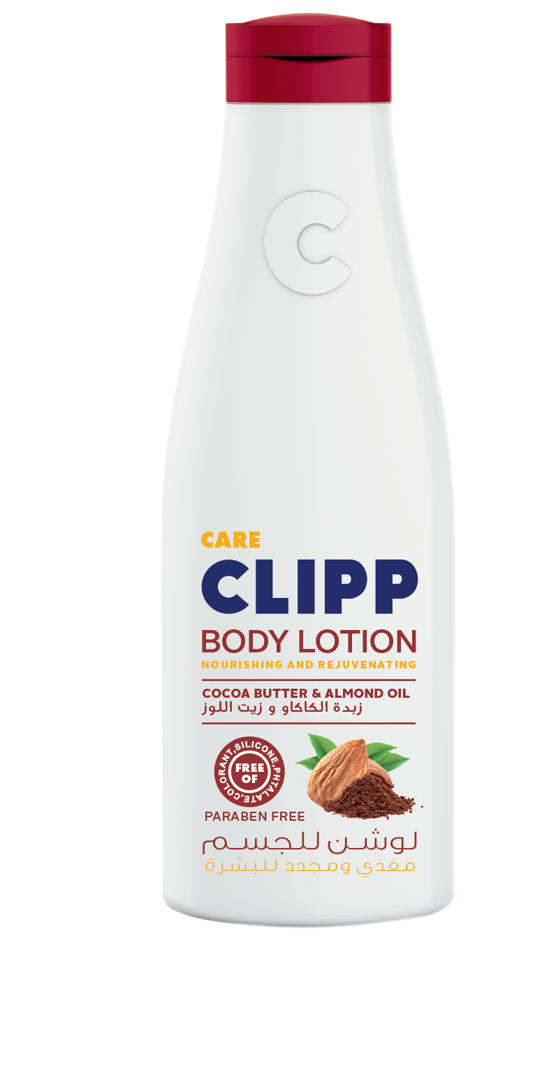 Clipp Body Lotion Cocoa Butter & Almond Oil Nourishing and Rejuvenating  Paraben Free Hydrates and Moisturizes Skin 250ml
