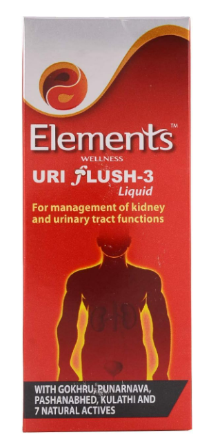 Elements URI Flush 3 Liquid For Management of Kidney and Urinary Tract Functions   200 ml