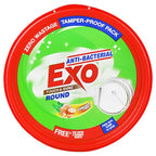 Exo Anti Bacteriall Round Dishwash Bar - Ginger Twist  - Active Cyclozan Remove Bacteria From your Utensils  - Gentle on Hands  -250 grms