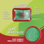 Exo Anti Bacteriall Round Dishwash Bar - Ginger Twist  - Active Cyclozan Remove Bacteria From your Utensils  - Gentle on Hands  -250 grms