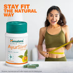 Himalaya Ayurslim Capsules - Keep Fit Naturally - For Weight Management - Reduce Cholestrol and Body Fat  - 60 capsules