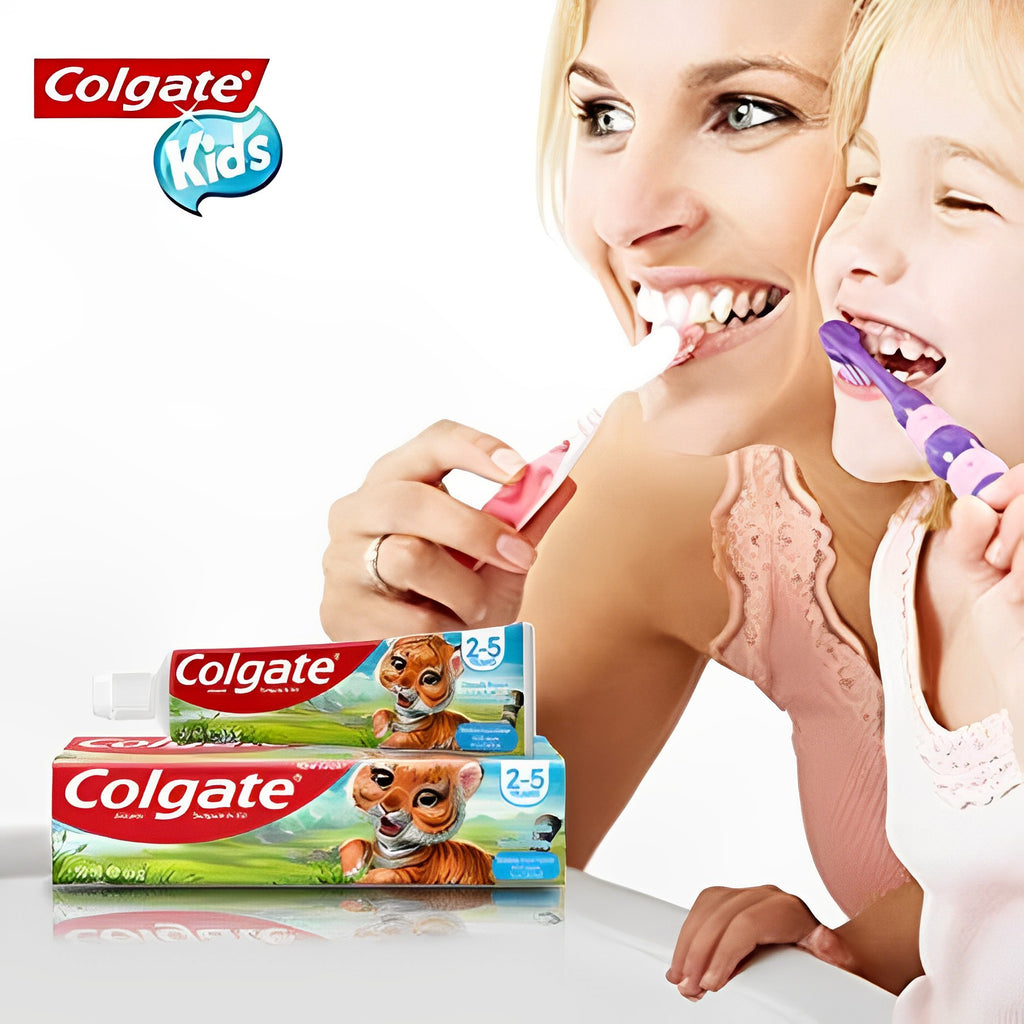 Colgate Kids Toothpaste Bubble Gum Fruit Flavour - Clinically Proven Cavity & Enamel Protection - For Kids Age 2 - 5 Years  - 50 ml