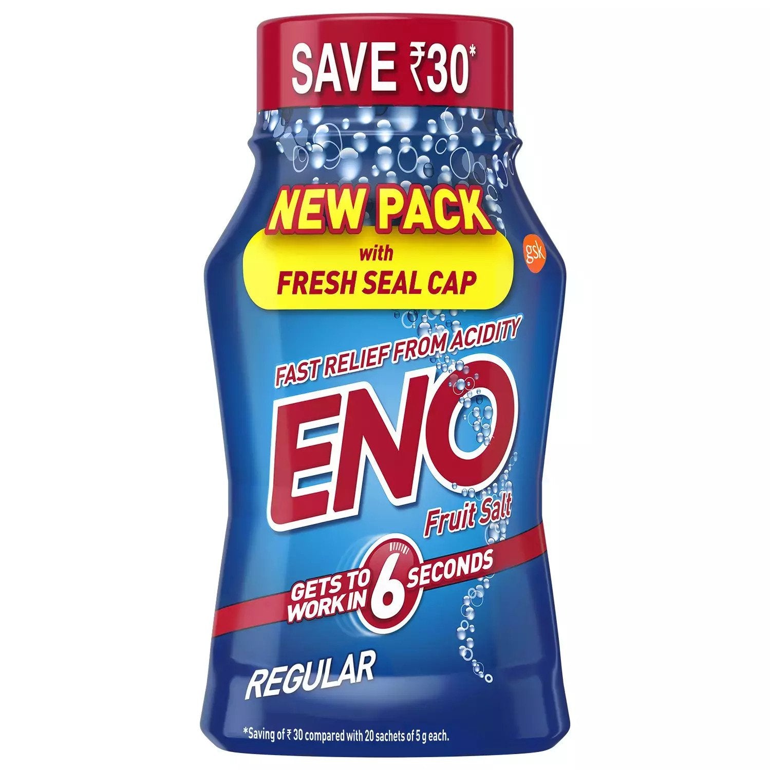 ENO - Fruit Salt  - Fast Relief From Acidity Anti Acid Regular - 100 g