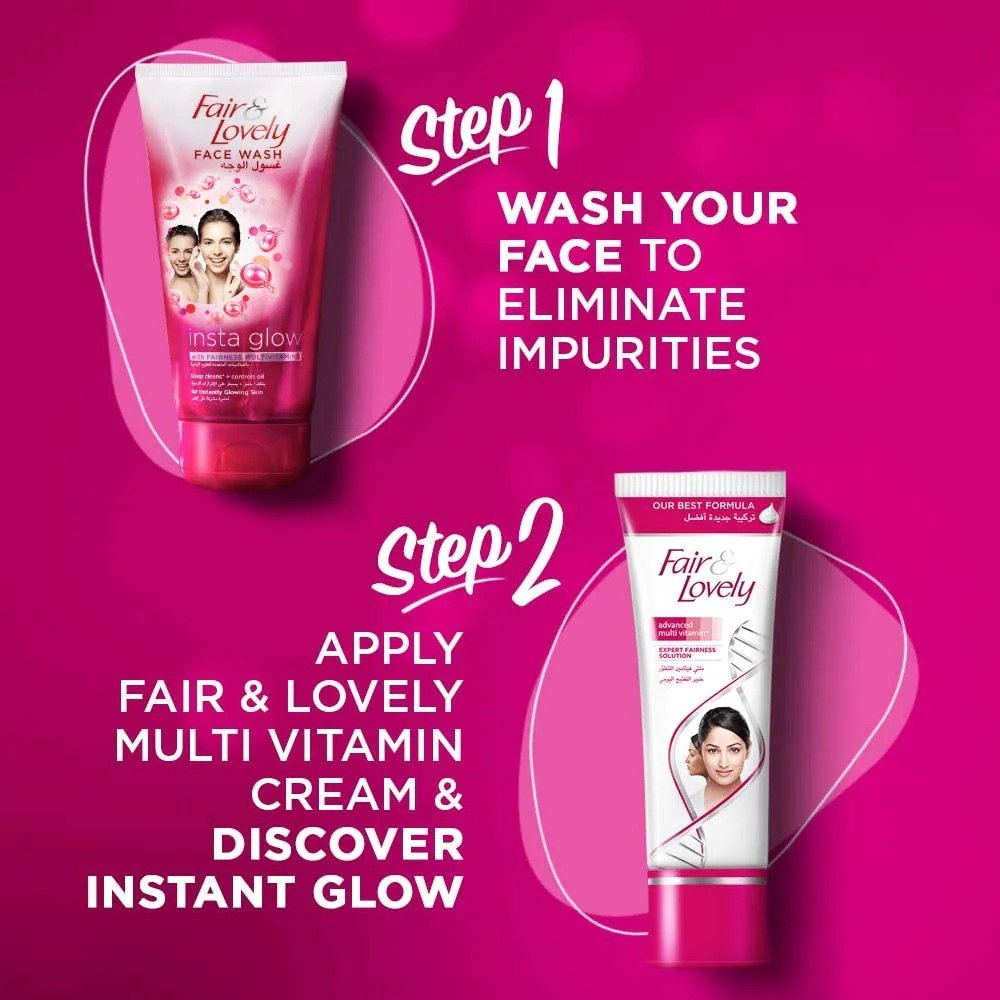 Fair & Lovely Vita Glow Advanced Multi Vitamin Face Cream Sun Protection, Removes Dullness, Fades Spots and Marks   - 50 g