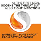 Strepsils Orange With Vitamin C | Soothing Effective Relief From Sore Throat | Dual Anti-Bacterial Action | - 24 Lozenges