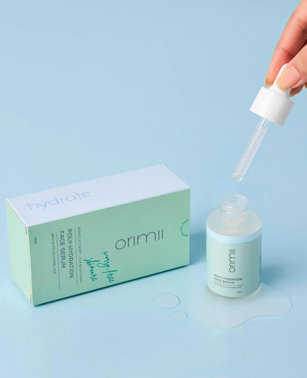 Orimii Poly Hydration Face Serum  - Hydrate your Skin - Natural Fragrance - Safe for Pregnancy & Breastfeeding Mommy - 30 ml