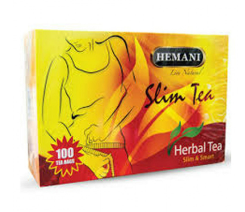 Hemani- Slim Herbal Tea -aimed at boosting metabolism and assisting in achieving your wellness goals  - Detox and Slimming Tea 100 Tea Bags - 200gms