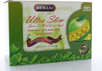 Hemani Ultra Slim Green Tea with Green Apple - 100 % Natural Beneficial Herbs  - Weight Loss - Naturally Caffeine Free- 12 Pouches x 10 Tea Bags
