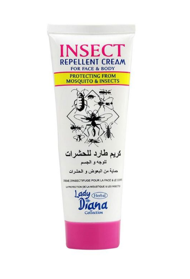 Lady Diana Insect Repellent Cream For Face & Body | Protection From Insects and Mosquitos - 100ml