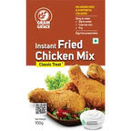 Grain N Grace Instant Fried Chicken Mix - Classic Treat - No Added MSG & Synthetic Colours - Egg Free Preparation - Making Fried Chicken Instantly 100g