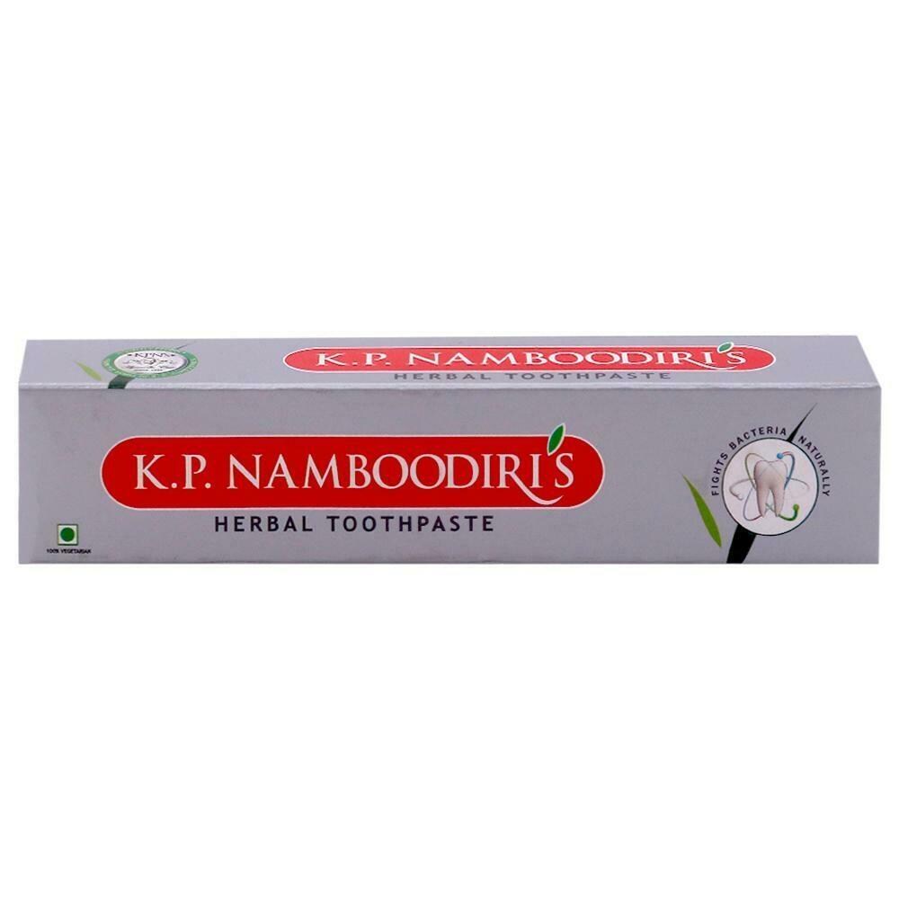 K P Namboodiri's Herbal Toothpaste | For Strong Teeth and Healthy Gums | Fights Plaque and Reduces Bad Breath  50 g