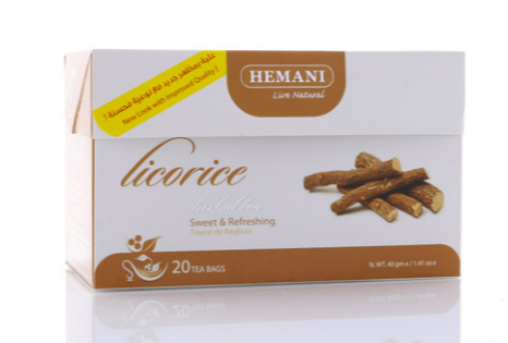 شاي عشبة المر (اليانسون) من هيماني، حلو ومنعش، مزيل للسموم، يخفف من نزلات البرد والسعال، 20 كيس شاي - 40 جرام.