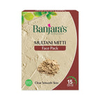 Banjara's Face Pack Multani Mitti  - Cleansing & Rejuvenate the Skin - Absorbs Excess Oil - 100g