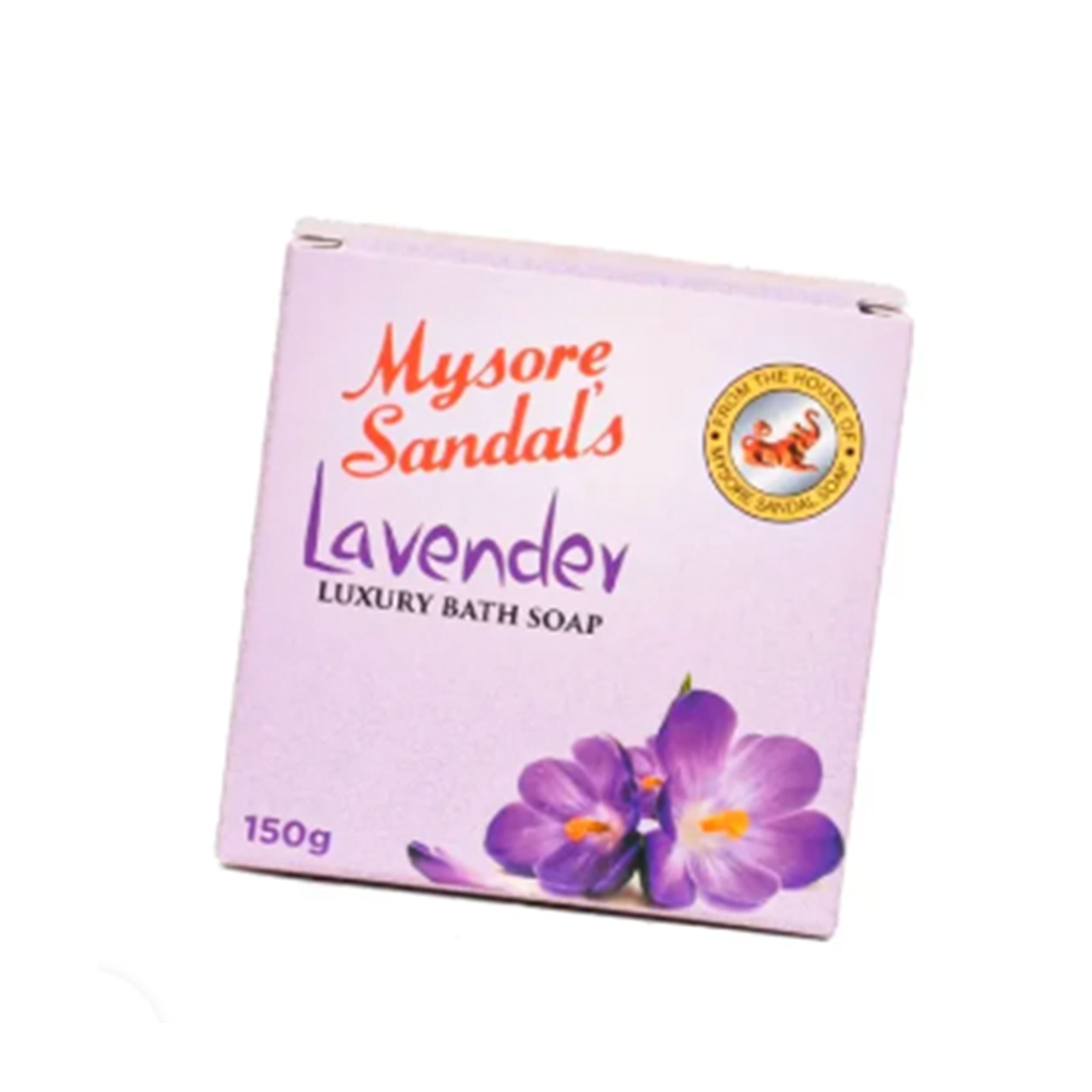 Mysore Sandal's Lavender Luxury Bath Soap - Keeps the Skin Smooth & Pimples Free - Keeps the Skin Glowing, Soft & Blemish Free  - 150 gms