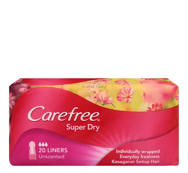 Carefree Super Dry  - Unscented - Everyday Freshness - Soft & Breathable Materials-20 liners
