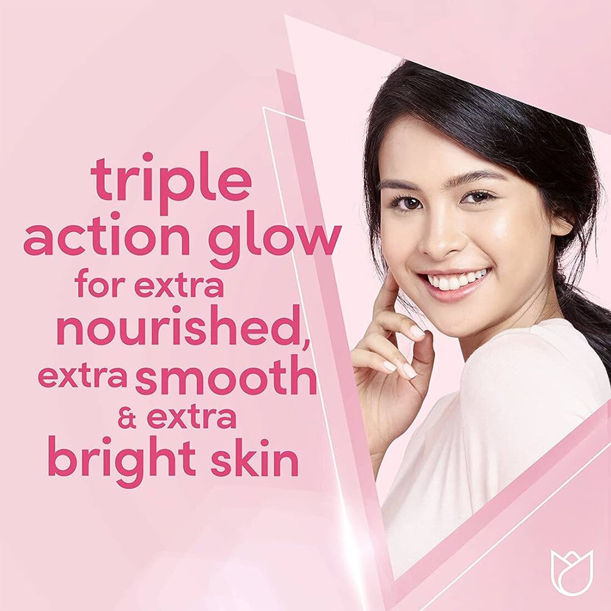 Pond's Bright Beauty Spotless Glow Serum Facial Foam | Triple Action Glow for Extra Nourished, Extra Smooth & Extra Bright Skin - 100 g