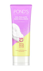 Pond's Ex-Foliate Sun Dullness Bright Beauty Daily Facial Scrub | For Oil Free Bright Skin | Removes Daily Tan and Dark Spots - 100 g
