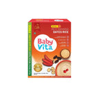 BabyVita Red Banana Dates Rice - Powerful Pack of 15 Essential Nutrients - No Added Sugar, No Added Preservatives, Natural Ingredients - 280g