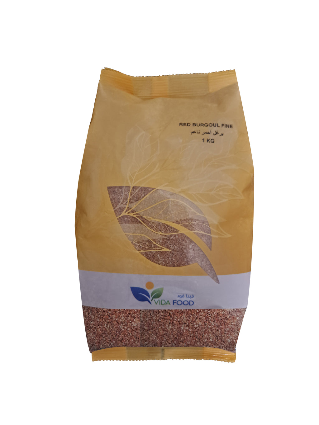 Vida Food Red Burgoul Fine  - Free from GMO and Natural - 1 kg