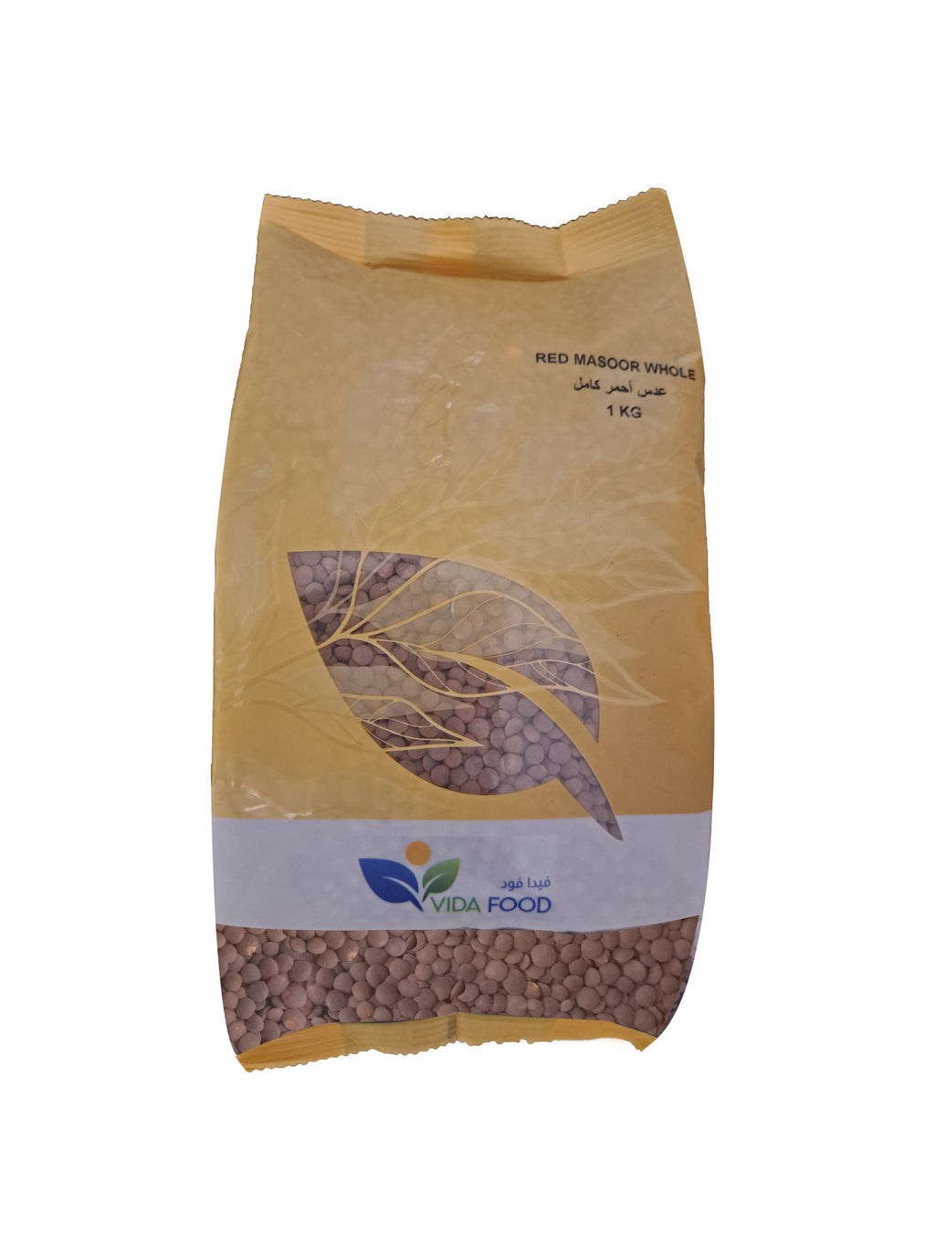 Vida Food Red Masoor Whole  - Free from GMO and Natural - Rich with Protein, Fiber, Vitamins & Minerals - 1 kg