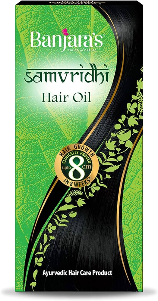 Banjaras Samvridhi Hair Oil  - Anti-Hairfall & Breakage - Anti-Dandruff, Prematutre Greying & Dryness -125 ml