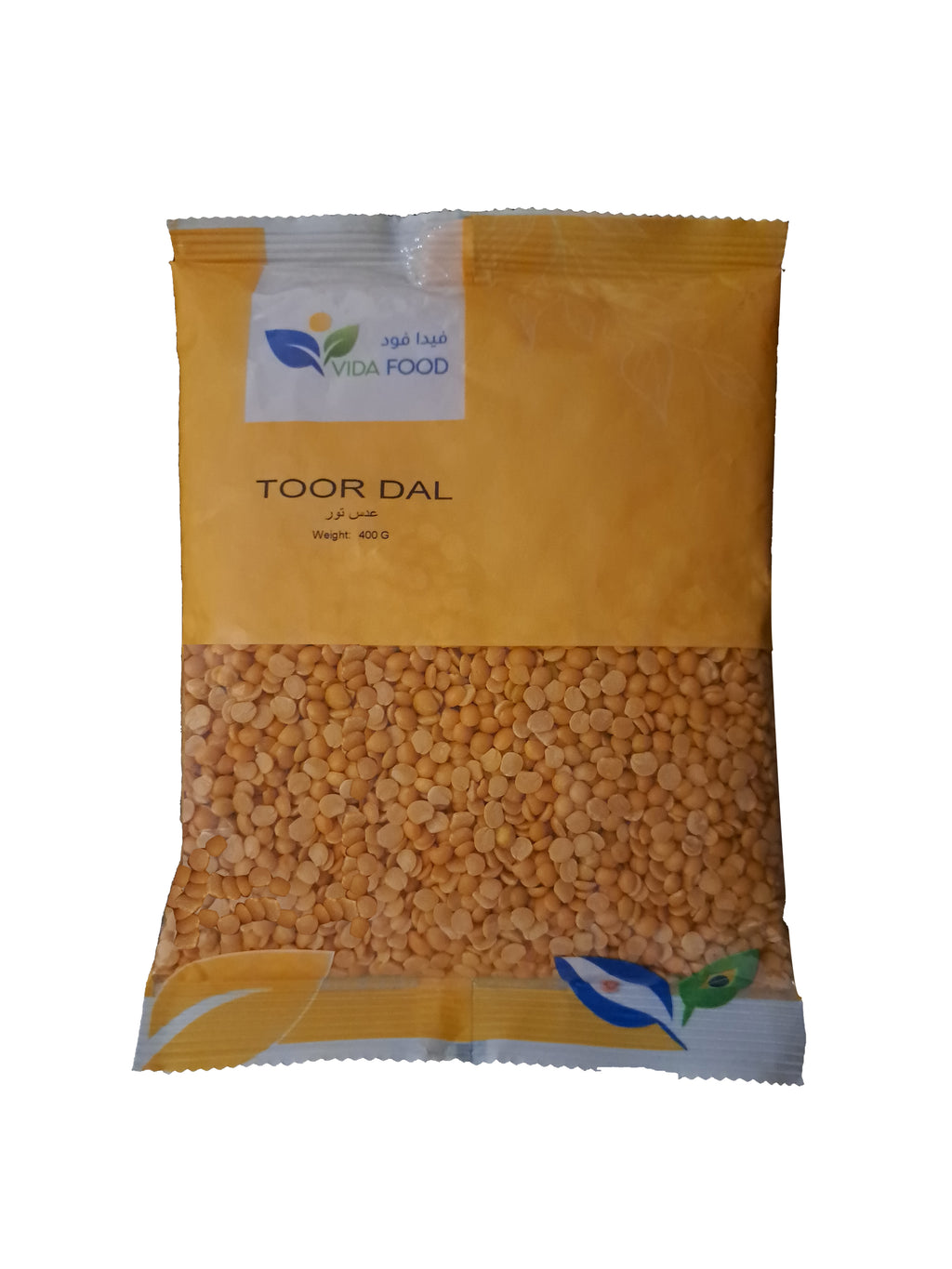 Vida Food  Toor Dal  - Free from GMO and Natural - Rich with Protein, Fiber, Vitamins & Minerals - 400 g