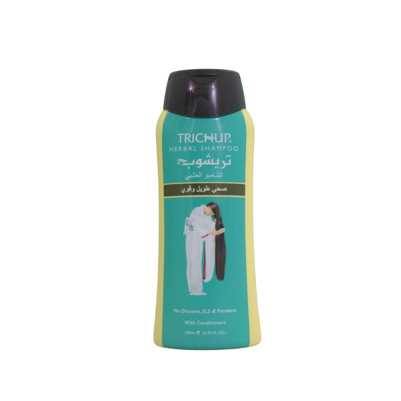 Trichup Herbal Shampoo - Anti Dandruff - No Dioxane, SLS & Parabens - Wtih Conditioners - Improve Scalp Health  -  Enrich with Rosemary & Tea Tree Oil - 200 ml