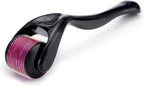 Menqshahayd Derma Roller - For Anti Ageing Skin & Skin Tightening - Skin Rejuvenation & Reducing Wrinkles Scars    - Black